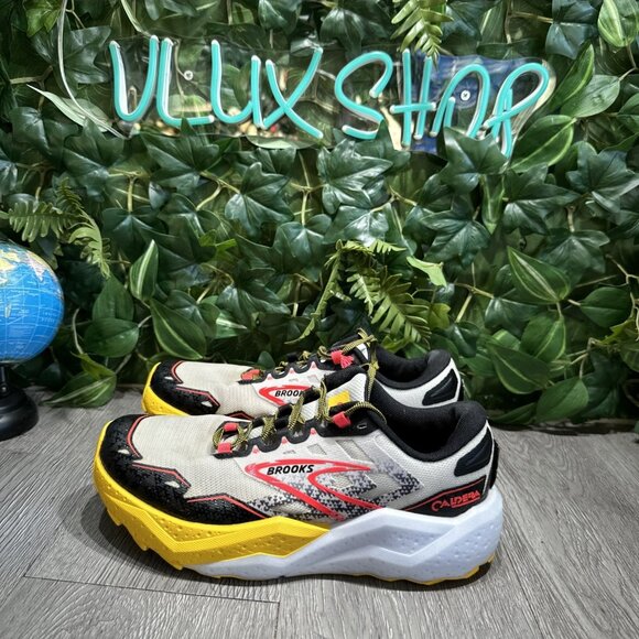 Brooks Caldera 7 Shoes Womens Size 8.5 Gray Sneakers Trail Running Athletic - Picture 4 of 10